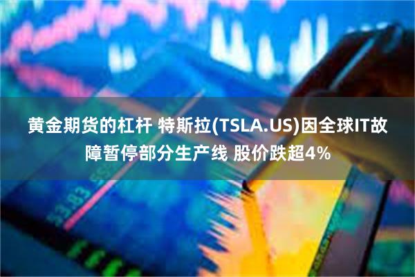 黄金期货的杠杆 特斯拉(TSLA.US)因全球IT故障暂停部分生产线 股价跌超4%